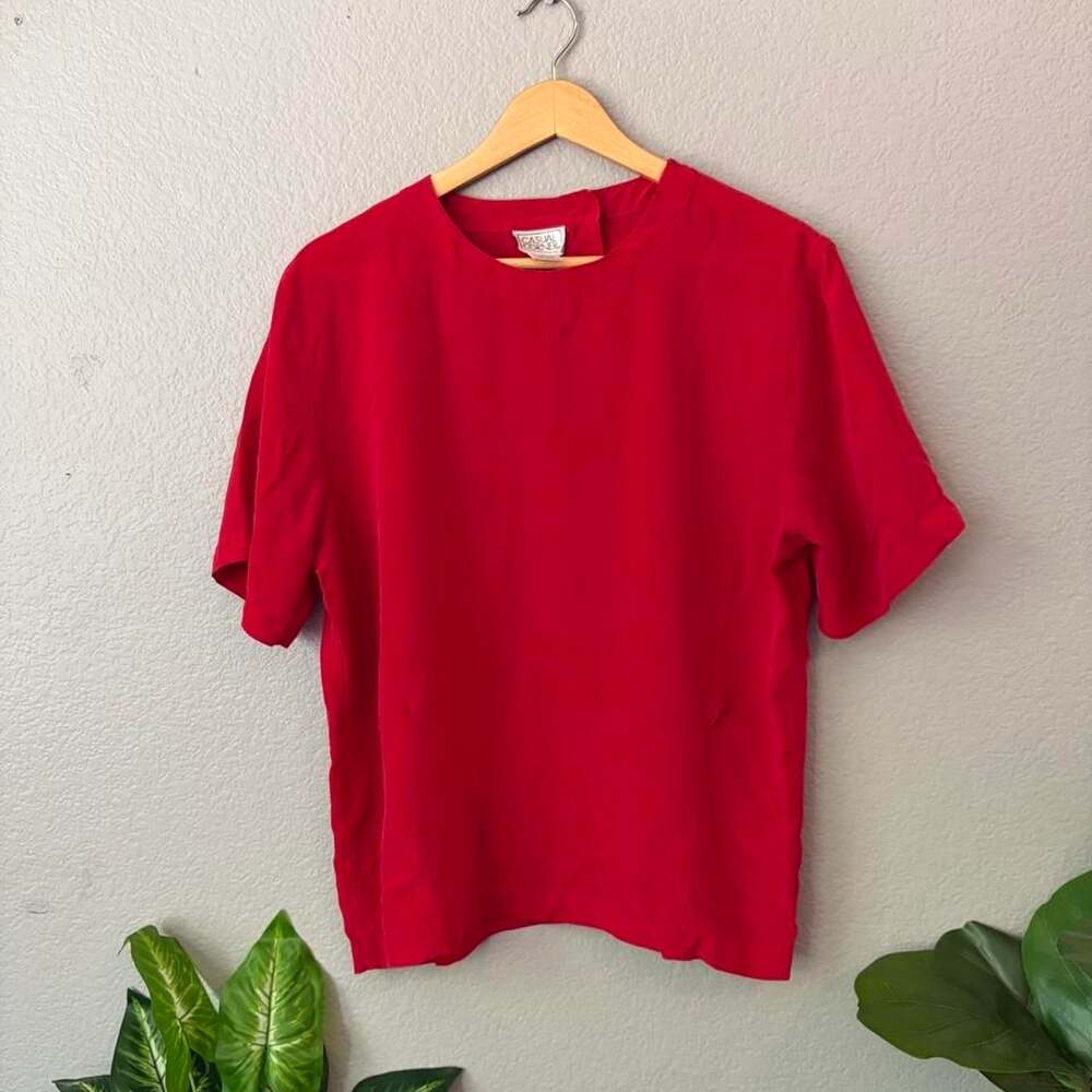 Casual Corner Women's Red Blouse